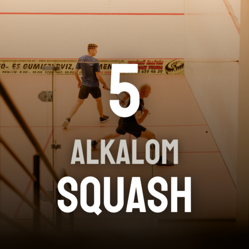 Squash 5 alkalmas bérlet | hétköznap délután