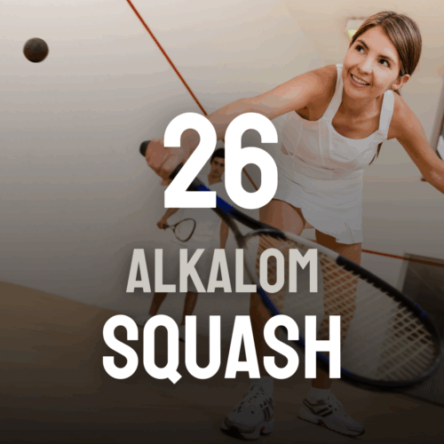 Squash 26 alkalmas bérlet | bármely időpontban