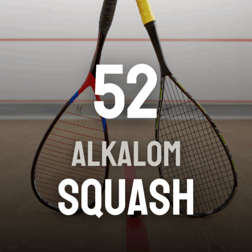 Squash 52 alkalmas bérlet | bármely időpontban