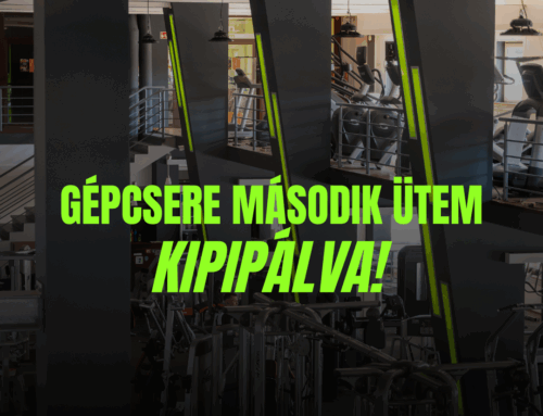 GÉPCSERE MÁSODIK ÜTEM KIPIPÁLVA
