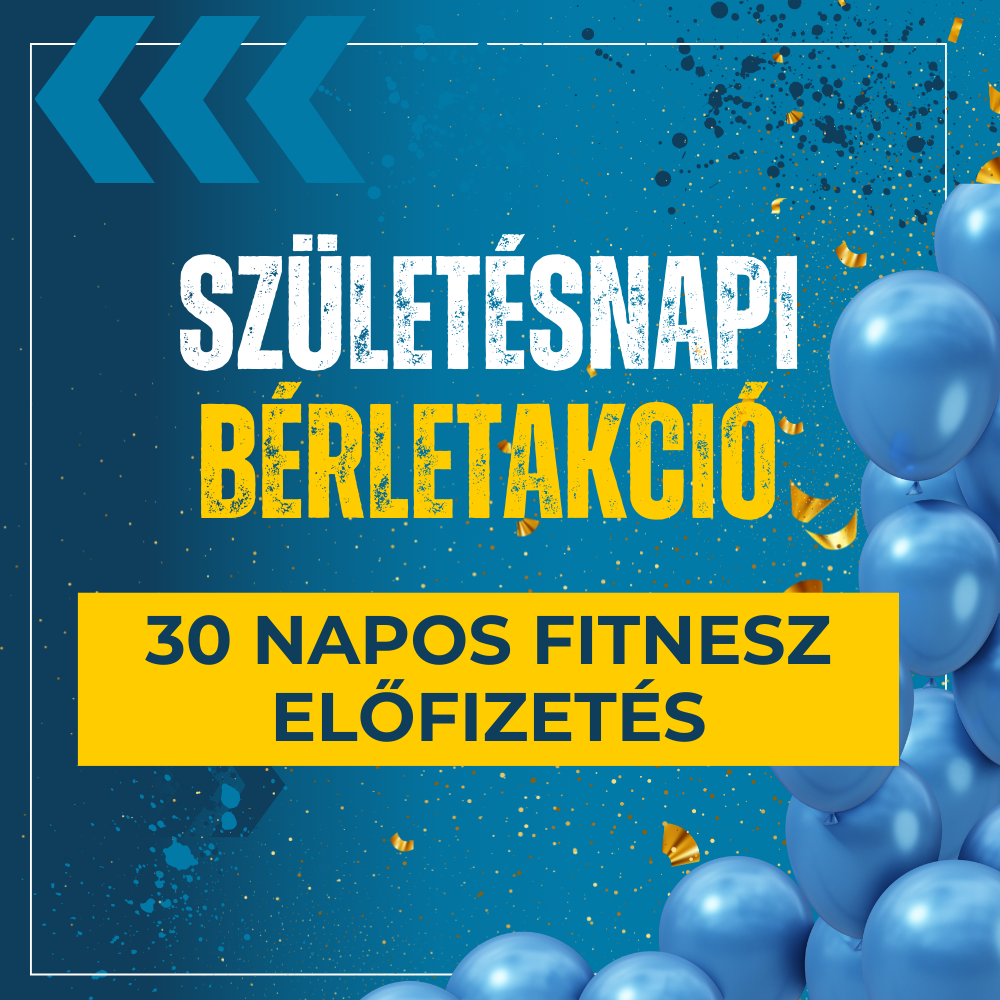 SZÜLINAPI AKCIÓ - Fitnesz bérlet előfizetés