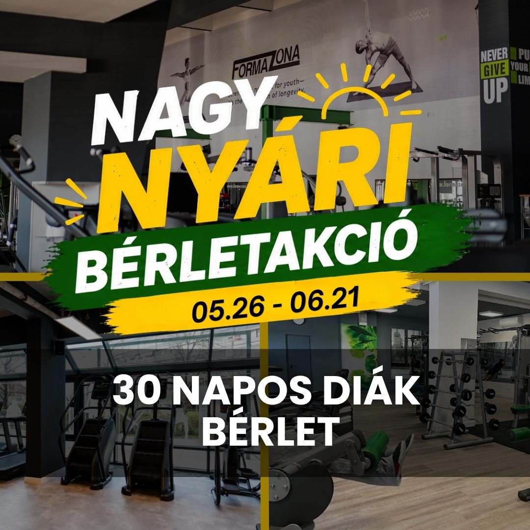 Nyári bérlet - 30 nap DIÁK